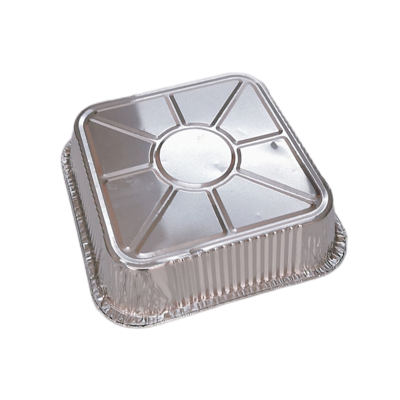 8X8 Square Aluminum Foil Food Grade Pans with Lids