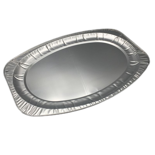 Oval Aluminum Foil Fish Plate Fruit Stand