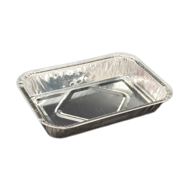 280ml Small Disposable Aluminum Foil Meal Prep Cookware Square Pans