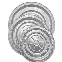 Disposable 12" Aluminum Foil Flan Dish Catering Pan