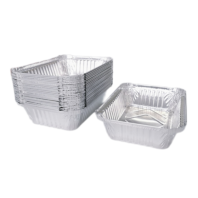 Rectangular Food Grade Disposable Aluminum Foil Travel Cutlery