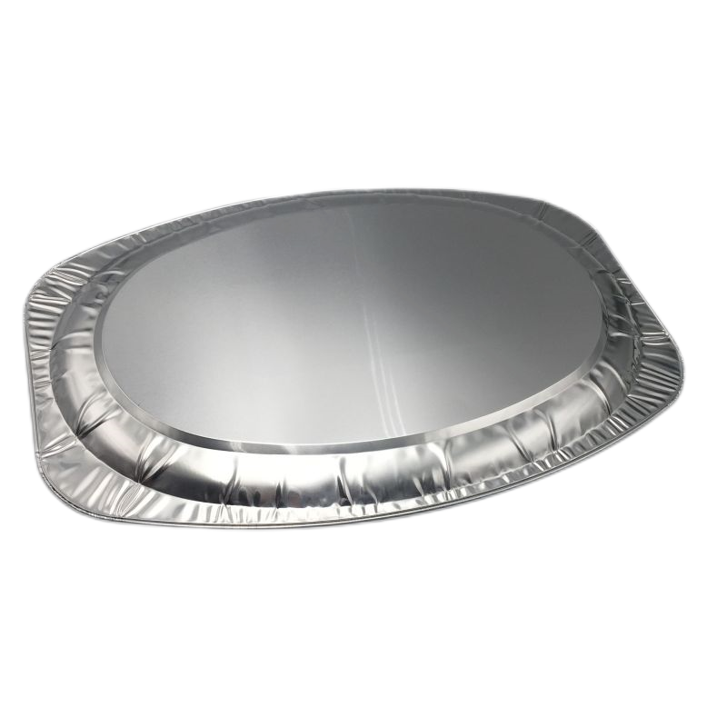 Oval Aluminum Foil Fish Plate Fruit Stand