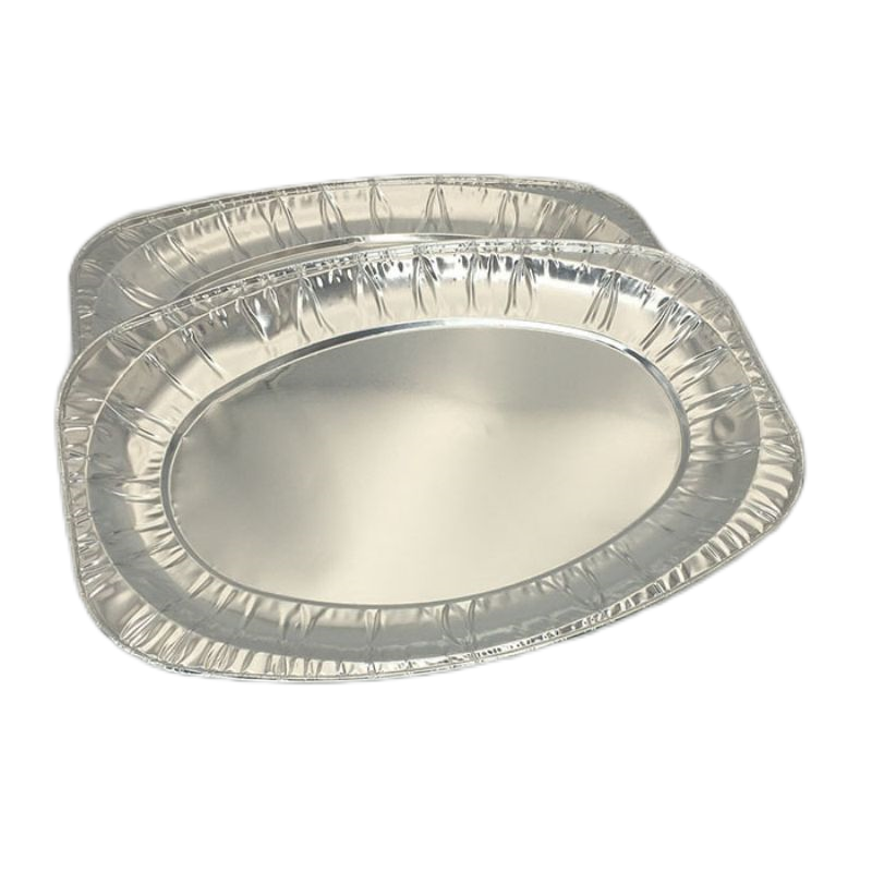 Disposable Small Oval Aluminum Foil Roast Dish