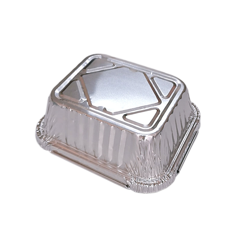 Small Durable Aluminum Foil Pie Dish with Lid