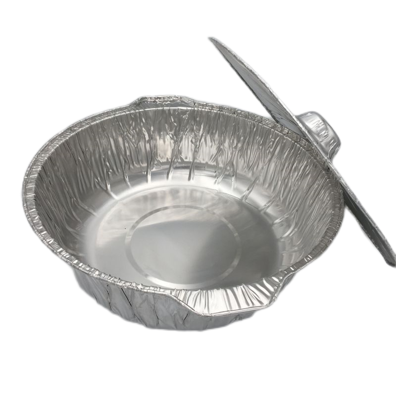 15.4 Inches Disposable Aluminium Foil Pots with Lids