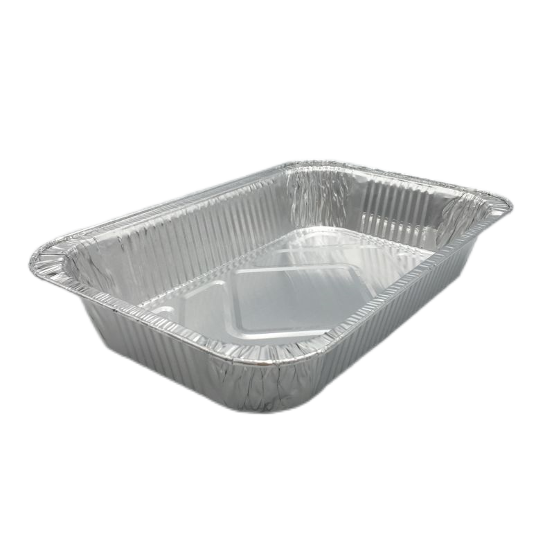 750ml Square Disposable Aluminum Tin Foil Pans Food Storage Tray