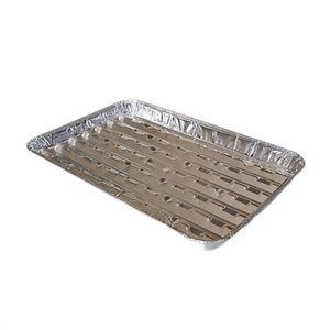 Foil Barbecue Plate Filter Oil Outdoor Camping Picnic Pan
