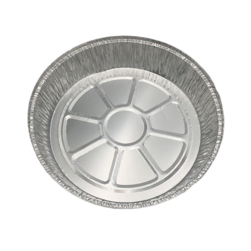 9 Inches Round Disposable Foil Roasting Dishes