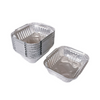 190ml Small Aluminum Foil Pans with Clear Lids Fast Food Box