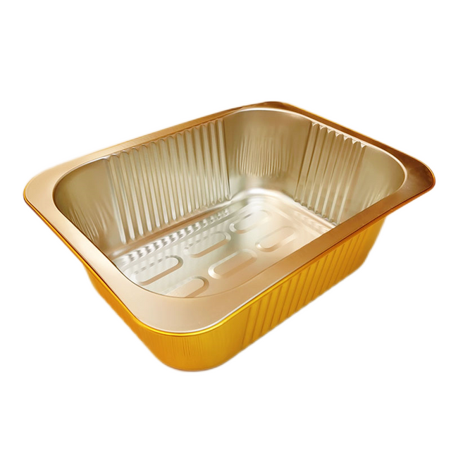 1800ml Disposable Gold Sealed Foil Pan