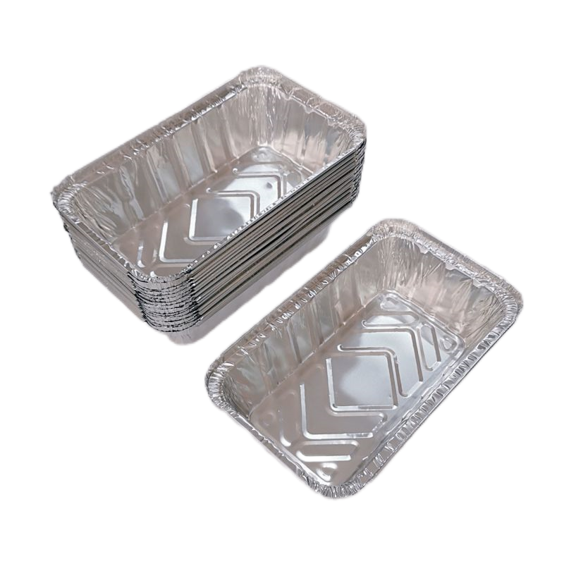 2000ml Rectangular Aluminum Foil Disposable Metal Tableware