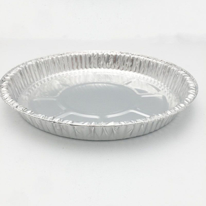 disposable Round aluminum foil pizza plate food grade baking dish