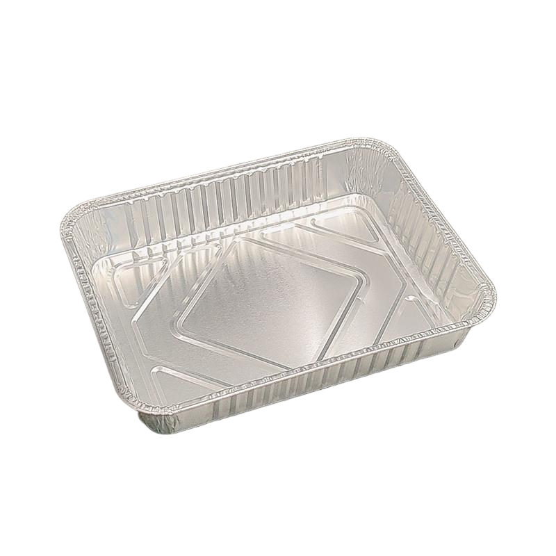 Medium Rectangular Aluminum Foil Barbecue Plate Oven Baking Tray