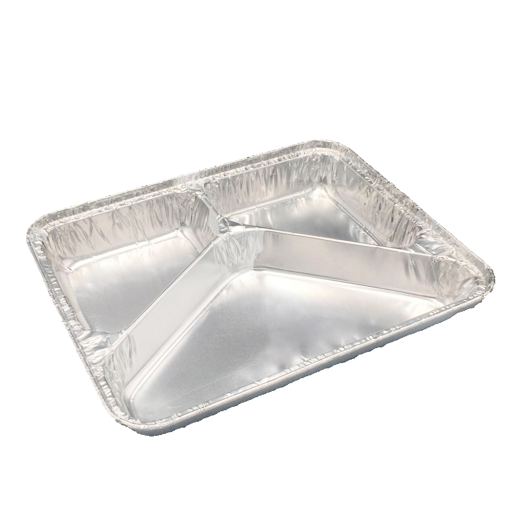 3 Compartment Multi Grid Aluminum Foil Plate