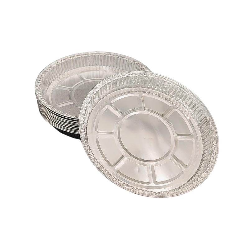 8.5 inches Disposable Aluminum Foil Pizza Platter Baking Dish
