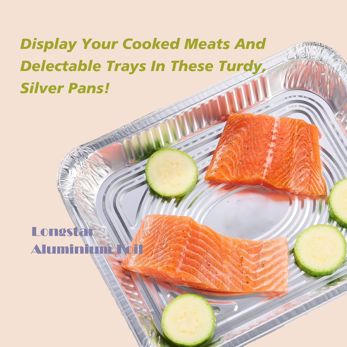 3200ml Extra Large Foil Roast Meal Dish with Cover