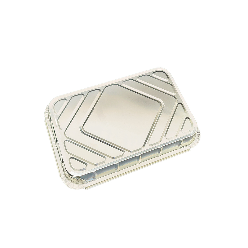 2200ml Rectangle Disposable Aluminum Baking Pans Oven Safe