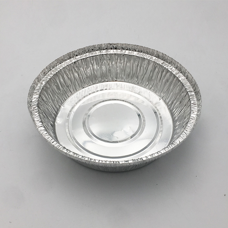 Small round baking aluminum foil bowl