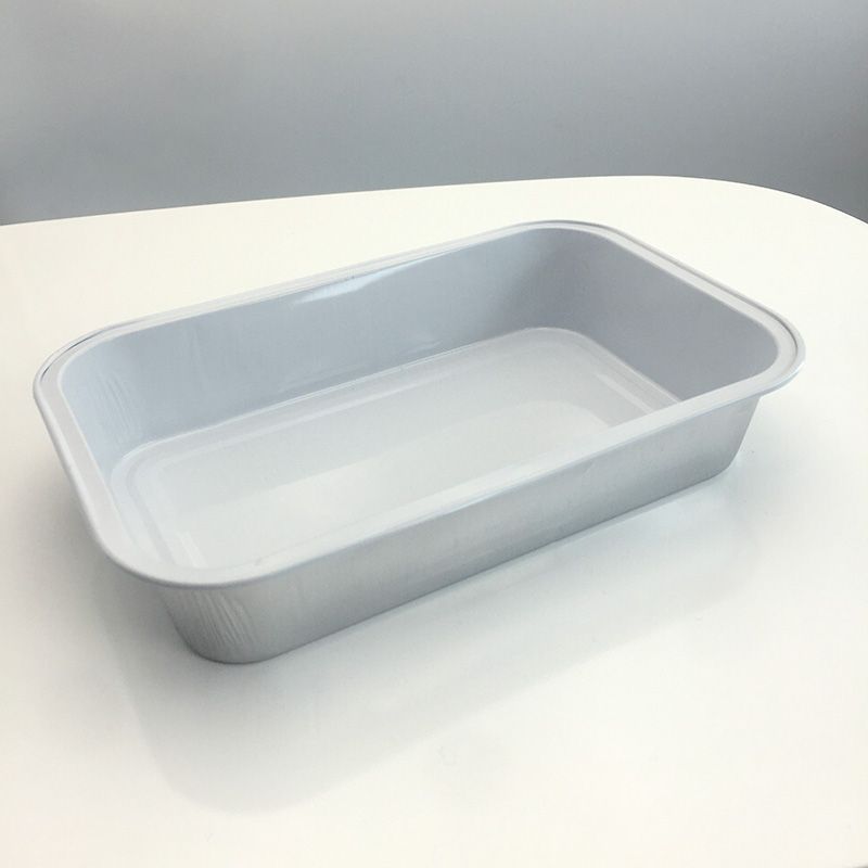  Rectangular aviation Airlines foil trays with lid