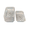 850ml Rectangular Aluminum Foil Pan, Shallow Edges