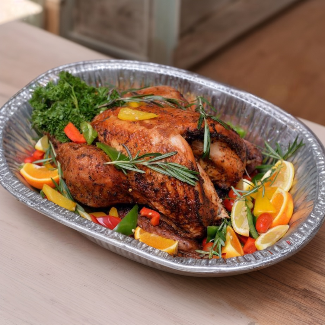 oval foil container