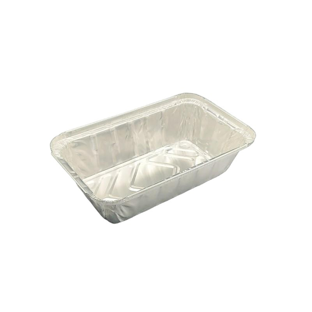2000ml Rectangular Aluminum Foil Disposable Metal Tableware