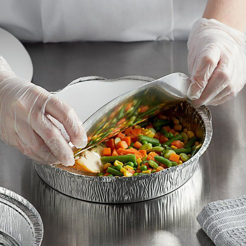 9 Inches Round Disposable Foil Roasting Dishes