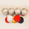 Small Gold Sealable Aluminum Foil Baking Cups with Plastic Lid