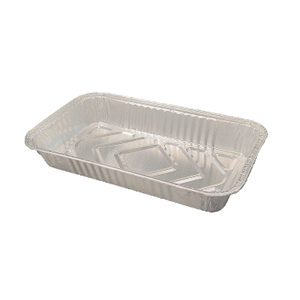 850ml Rectangular Aluminum Foil Pan, Shallow Edges