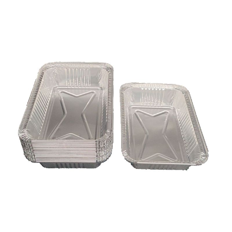 1000ml Rectangular Aluminium Foil Pan Disposable Dishware