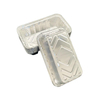 2000ml Rectangular Aluminum Foil Disposable Metal Tableware