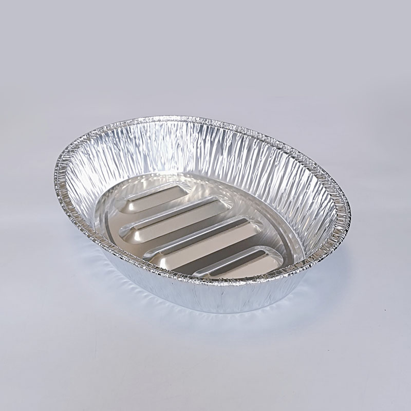 6500ml Oval Extra Large Disposable Aluminum Foil Turkey Roasting Pans