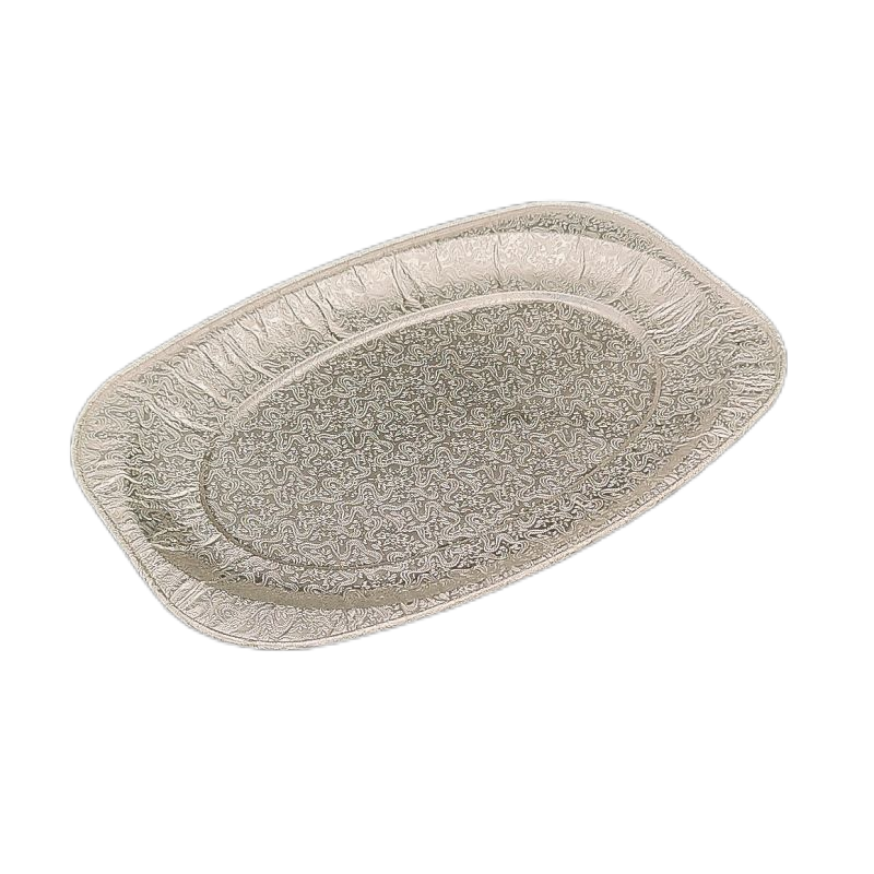 Oval Embossed Aluminium Foil Fish Pan Disposable