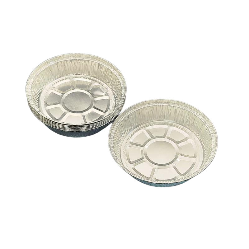 7-Inch Aluminum Foil Baking Pans with Secure Lids, Disposable
