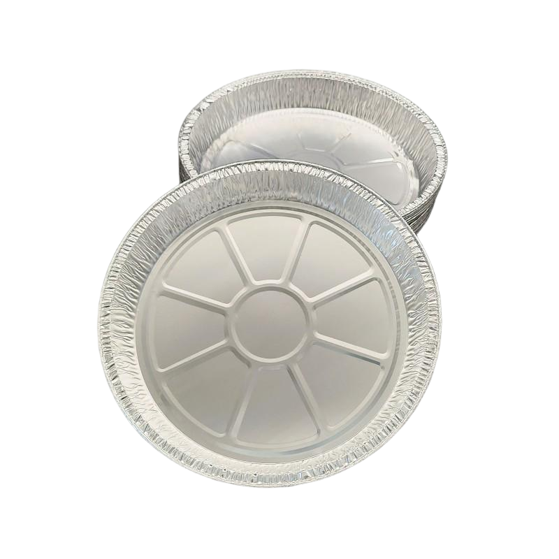 11 Inch Premium Aluminum Foil Round Drip Pan, Food-Safe