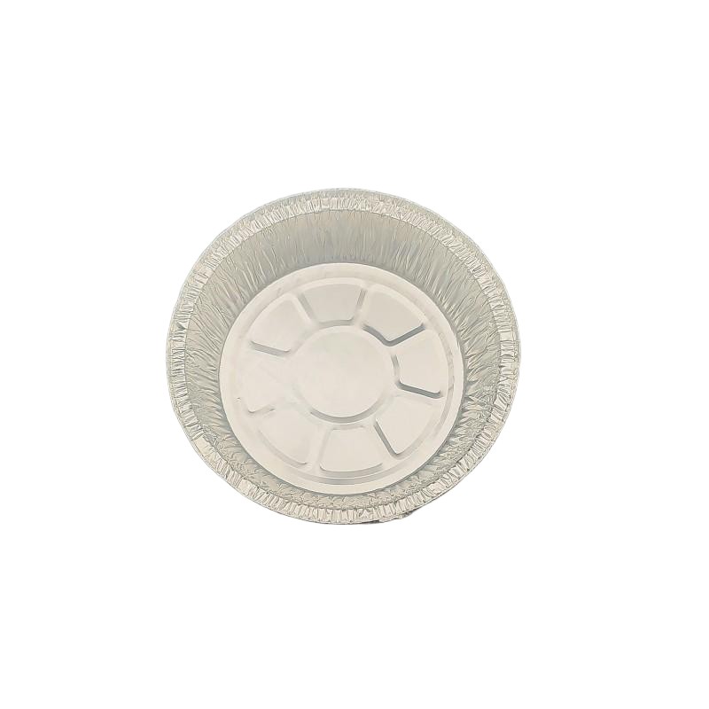 7 Inch Factory Price Round Aluminum Shallow Pie Foil Plate