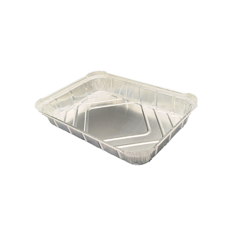 2200ml Rectangle Disposable Aluminum Baking Pans Oven Safe