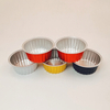 Small Gold Sealable Aluminum Foil Baking Cups with Plastic Lid