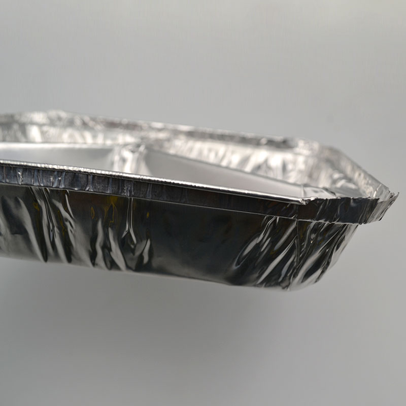 3 Compartment Rectangular Disposable Aluminum Foil Pan