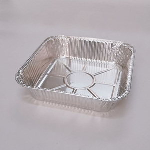 8 X 8 Square Aluminum Foil Food Grade Pans with Lids