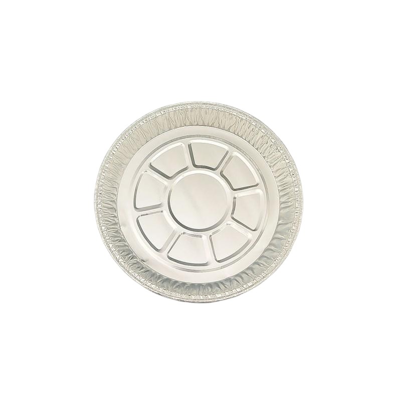 6 Inches Round Disposable Foil Pie Platters Pizza Baking Pans