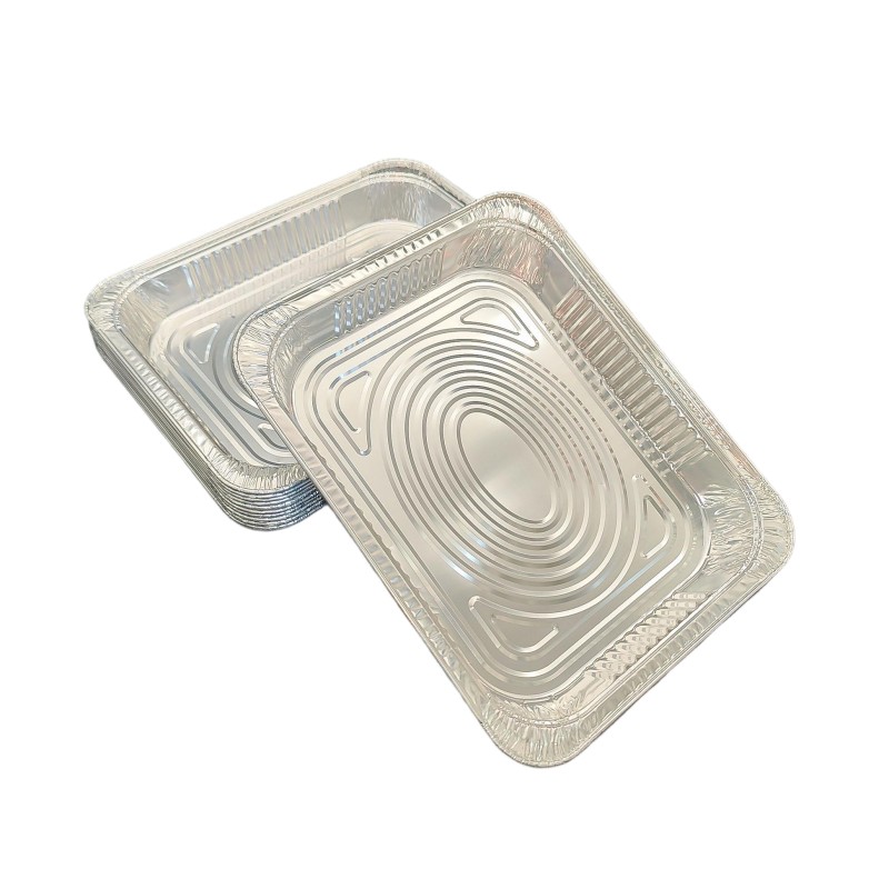 2450ml Large Aluminum Foil Turkey Barbecue Plate