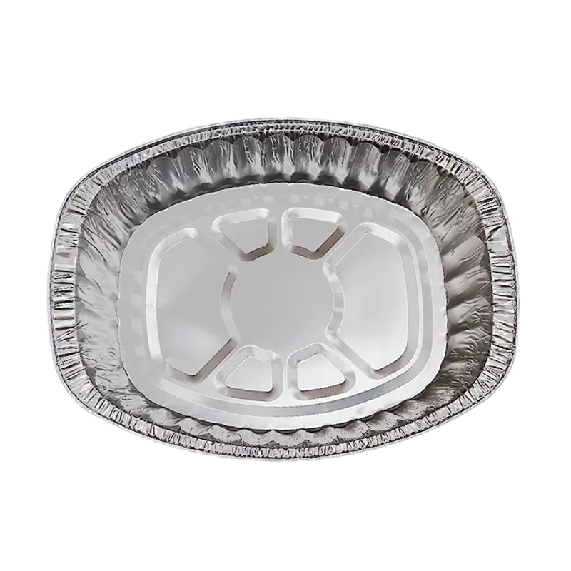 7000ml Deep Extra Large Oval Aluminium Foil Pan Thaksgiving Roast Turkey