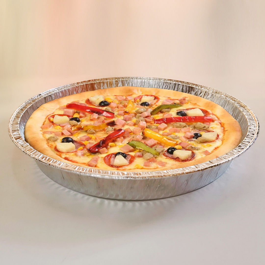 11 Inch Food Grade Round Aluminum Foil Pizza Plate