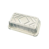 2000ml Rectangular Aluminum Foil Disposable Metal Tableware