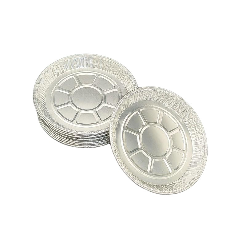6 Inches Round Disposable Foil Pie Platters Pizza Baking Pans