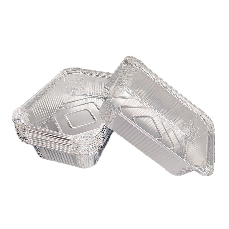 1850ml Square Deepening Tin Foil Food Grade Tableware
