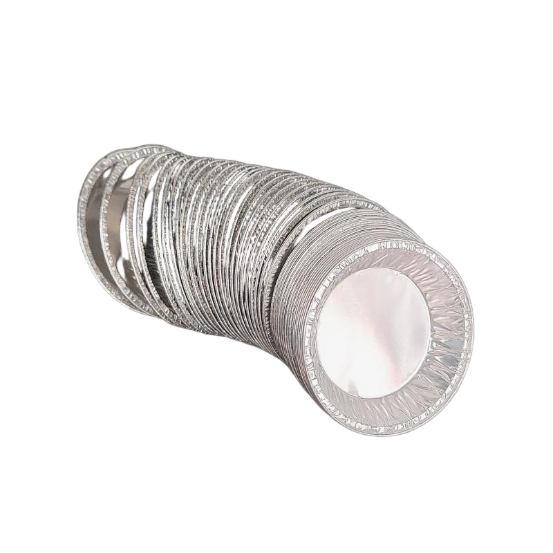 4 Inches Small Round Disposable Aluminum Foil Muffin Tray