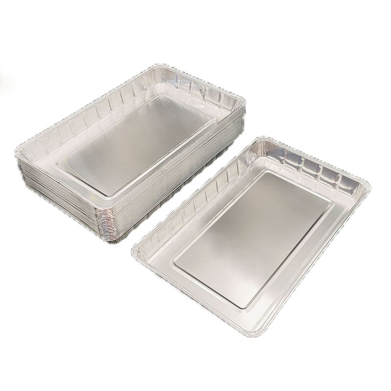 Rectangle Aluminum Baking Pans Disposable Foil Cooking Tins