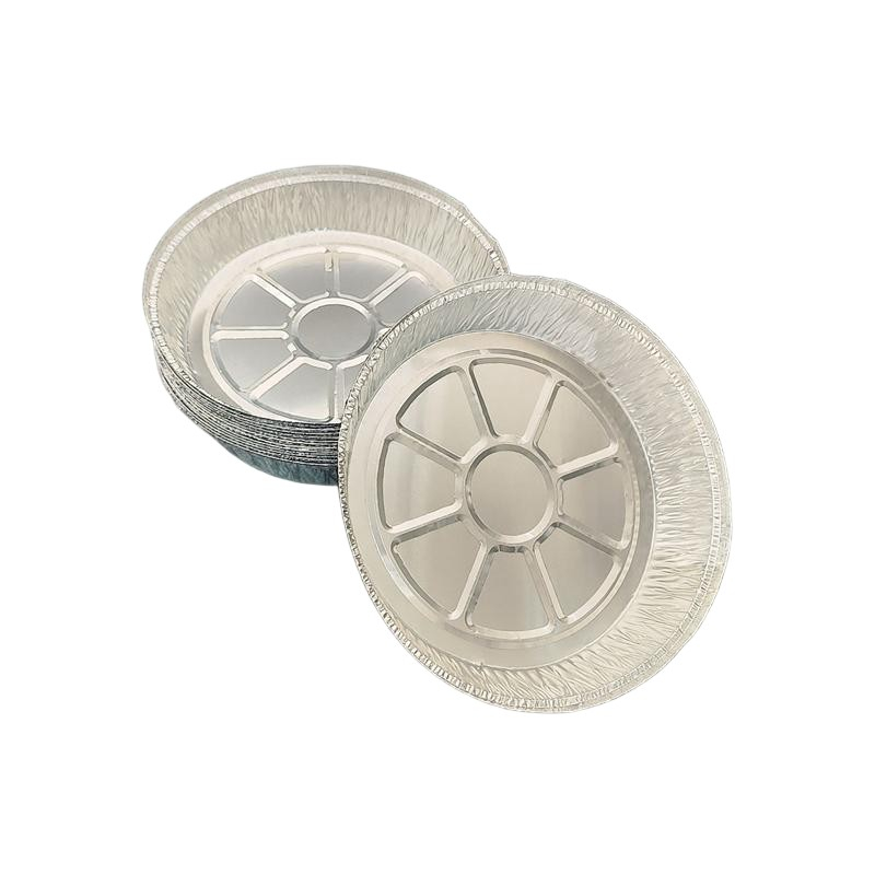 9 Inches Round Disposable Foil Roasting Dishes